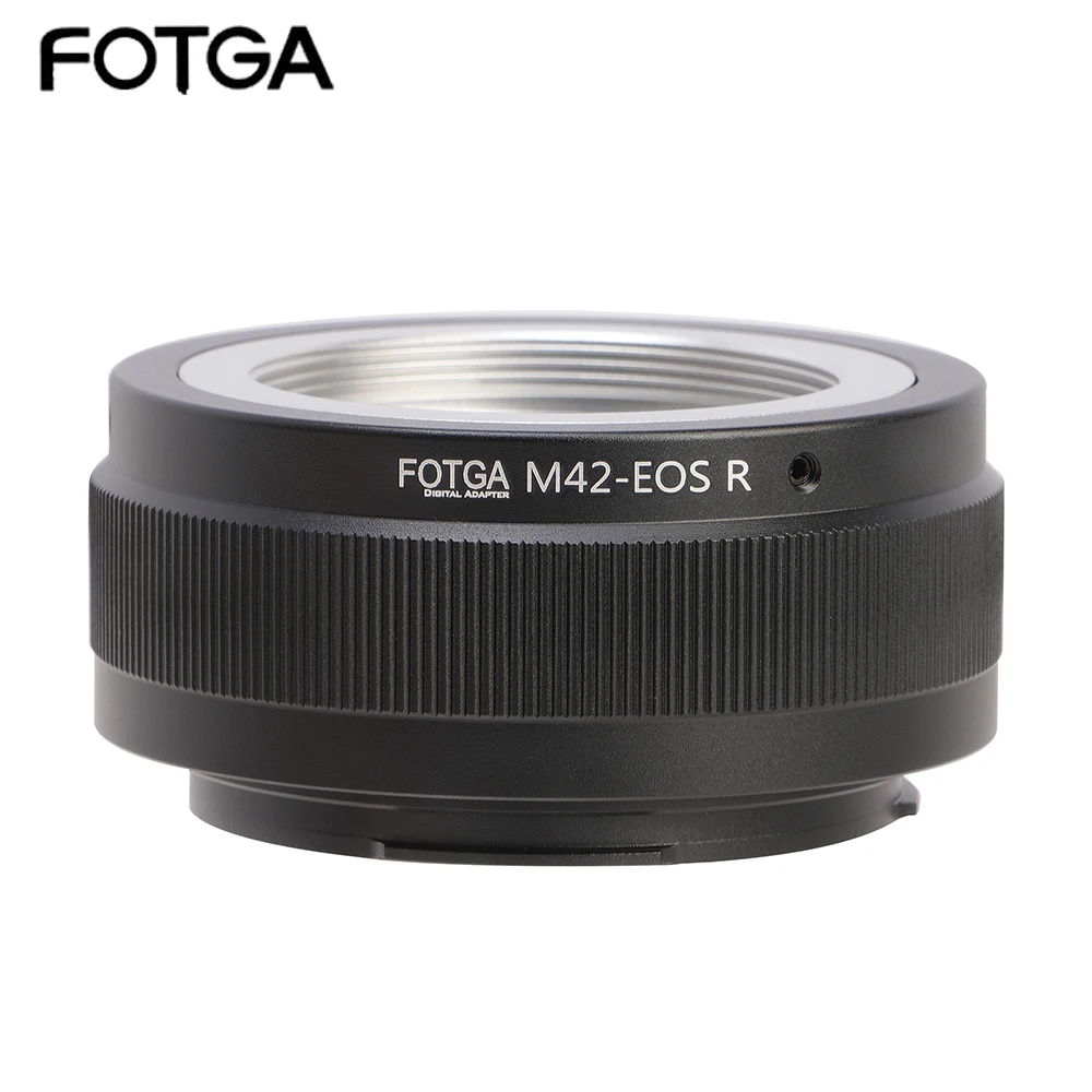 

FOTGA Lens Mount Adapter Ring For M42 Screw Lens to R3 R5 R5C R6 Mark II R7 R8 R10 Camera For Canon EOS R Mount Mirrorles Camera