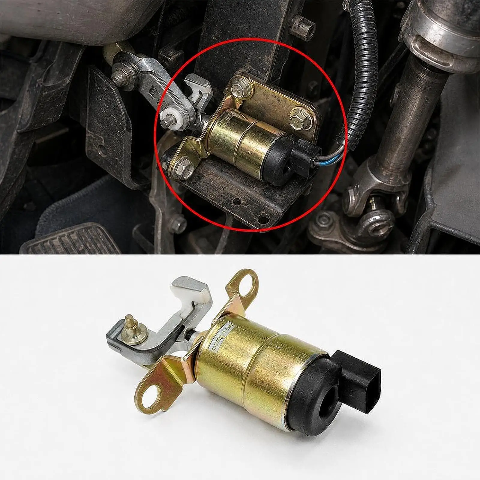 Auto Trans Solenoid Easy to Install Professional Converter Auto Accessories Shift Interlock Solenoid for Ford Ranger E-150