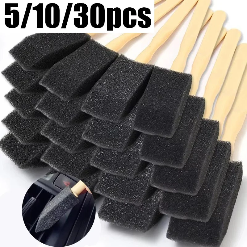 5/10/20/30pcs Car Air Conditioner Vent Cleaner Cleaning Brush Detailing Scrub Brush Outlet Wash Duster Auto Interior Clean Tool