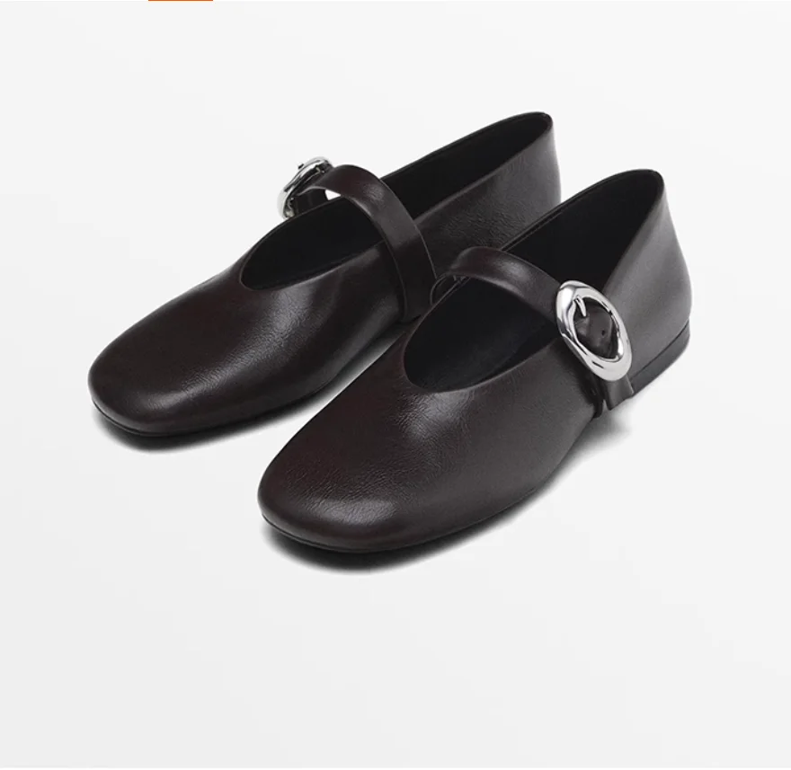 

2026 темно-коричневые повседневные туфли на плоской подошве, женские туфли-лодочки Мэри Джейн, туфли дерби, оксфорды, лоферы, модные сандалии Mujer, уличная одежда