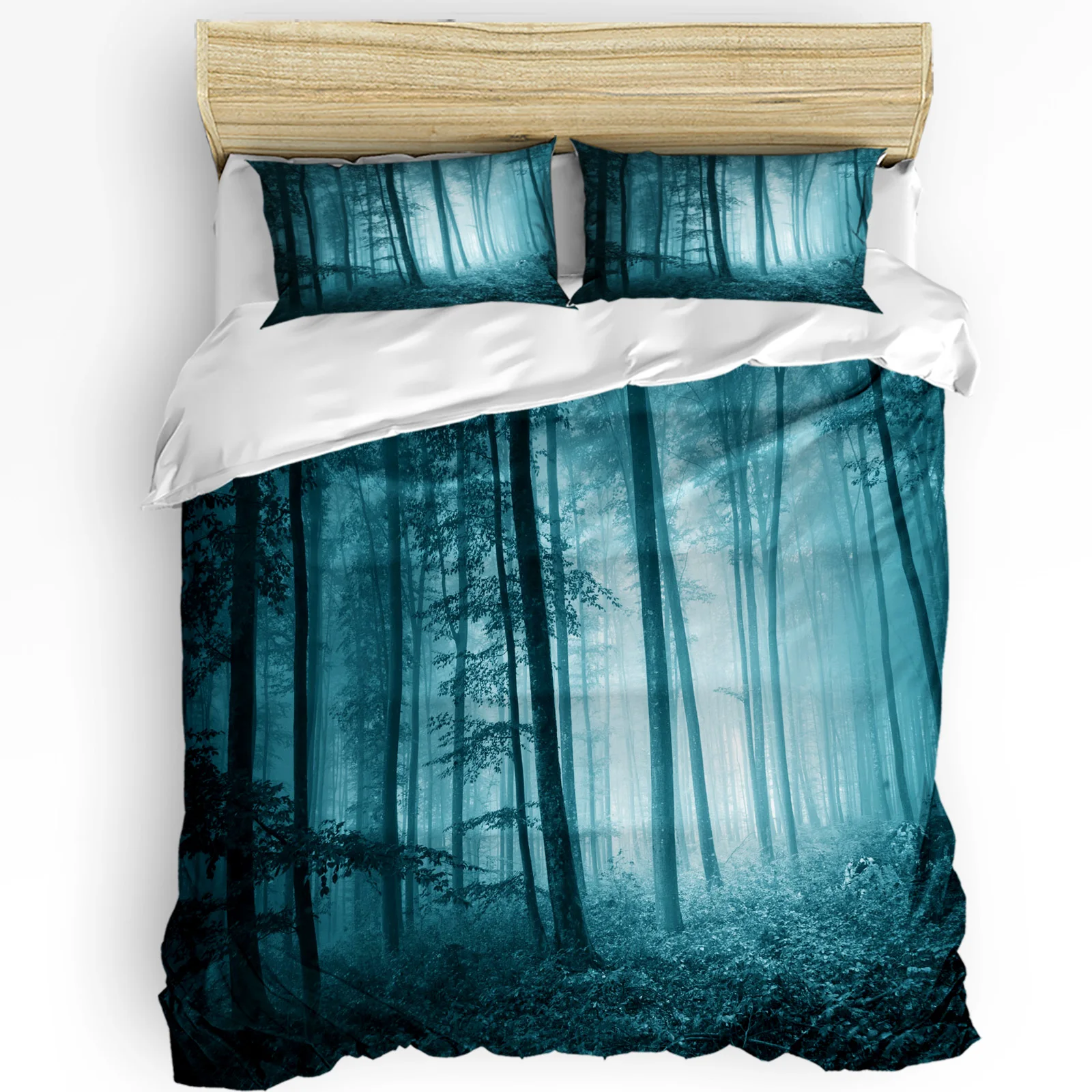 

Forest Plant Woods Horror Bedding Set 3pcs Boys Girls Duvet Cover Pillowcase Kids Adult Quilt Cover Double Bed Set Home Textile