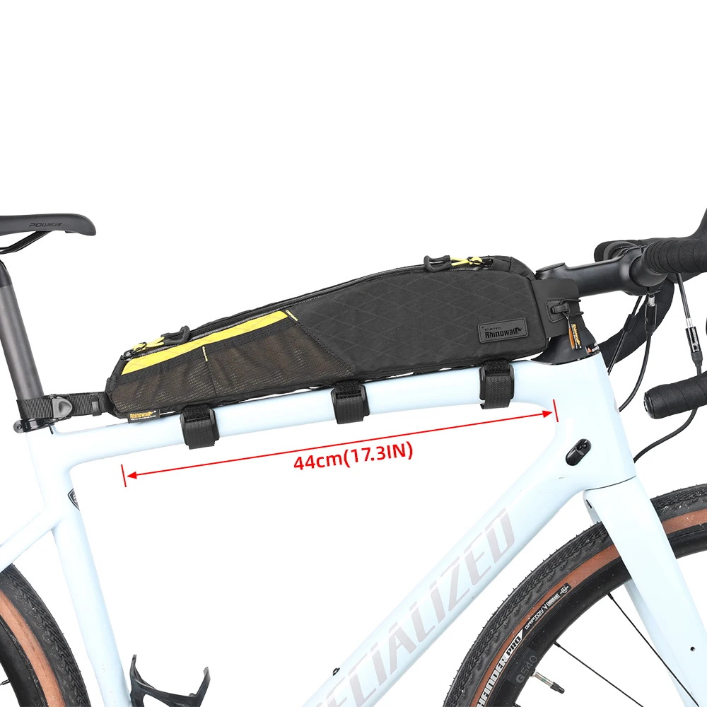 AliExpress Rhinowalk Bike Top Tube Bag SplashProof 44Cm Length Cycling Large Front Frame Bag Separate Compartments For MTB Road Gravel Bike