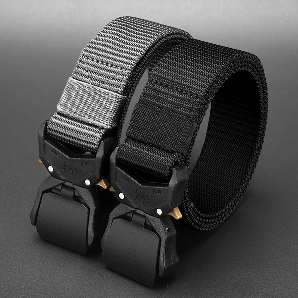 High Quality Men's Tactical Casual Belt Fashion Men's Sports Belt Trendy Men's Birthday Party Gift Wholesale Direct Sales
