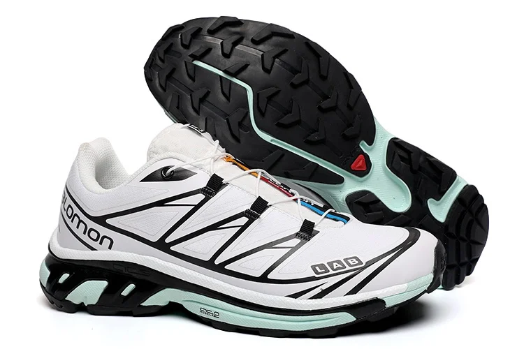 Salomon XT-6 ADVANCED Trailrunningschoenen voor heren en dames, Triple White, Contagrip-buitenzool - afbeelding 1