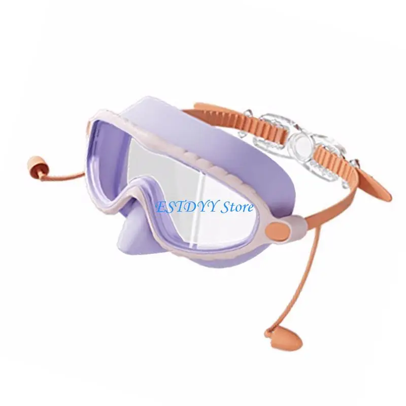 

G6DE Kids Swim Goggles Wide View Frogs Resistant Swimming Goggles for Children 3-16
