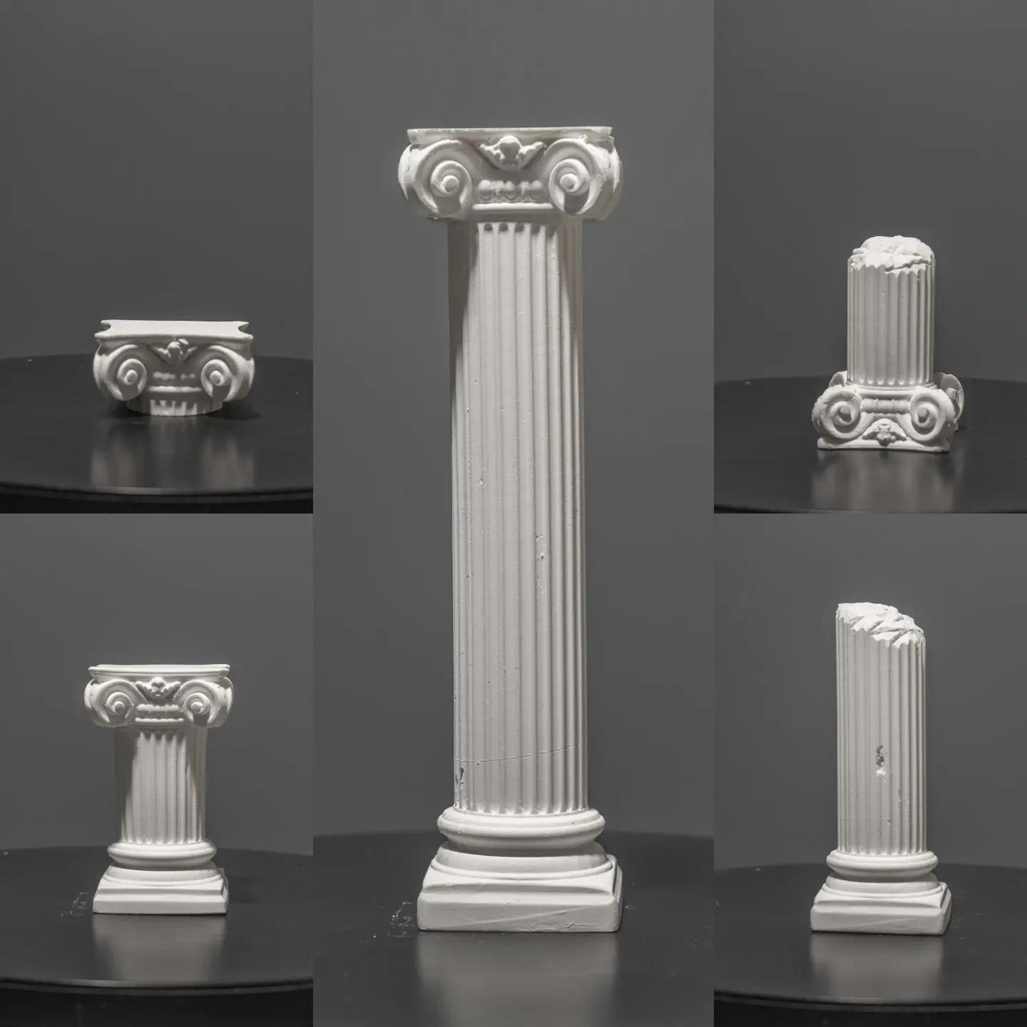 Greek Roman Column Baroque European Architectural Ornaments Photography Set Props Gypsum Column Decoration Ornaments