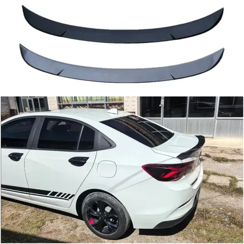 For Chevrolet Cavalier Onix 2020 ABS spoiler wings Exterior Rear Spoiler Tail Trunk Boot Wing Decoration Car Styling Accessories