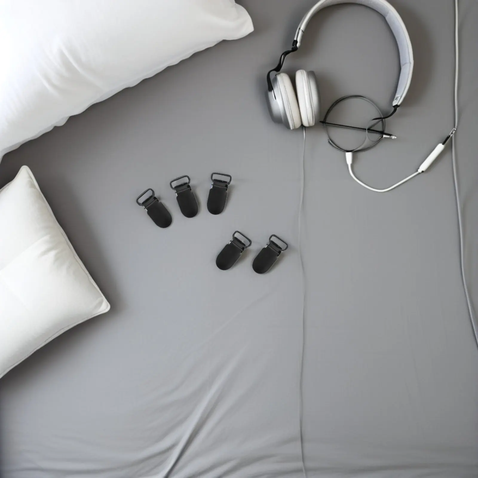 50Pcs Metal Mattress Fasteners Clips Heavy Duty Bed Sheet Grippers for Fitted Sheets Sofa Cushions Cover