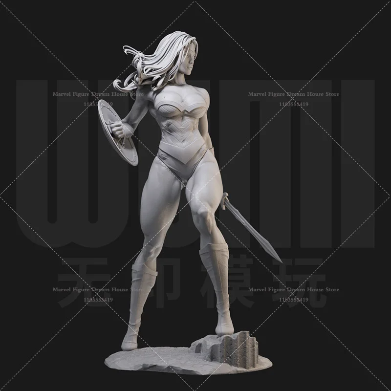 1/24 1/18 Scale DC Wonder Woman Diana Justice League Infinite Power Radiant Charm Superhero GK 3D Resin Un-panited Female Dolls