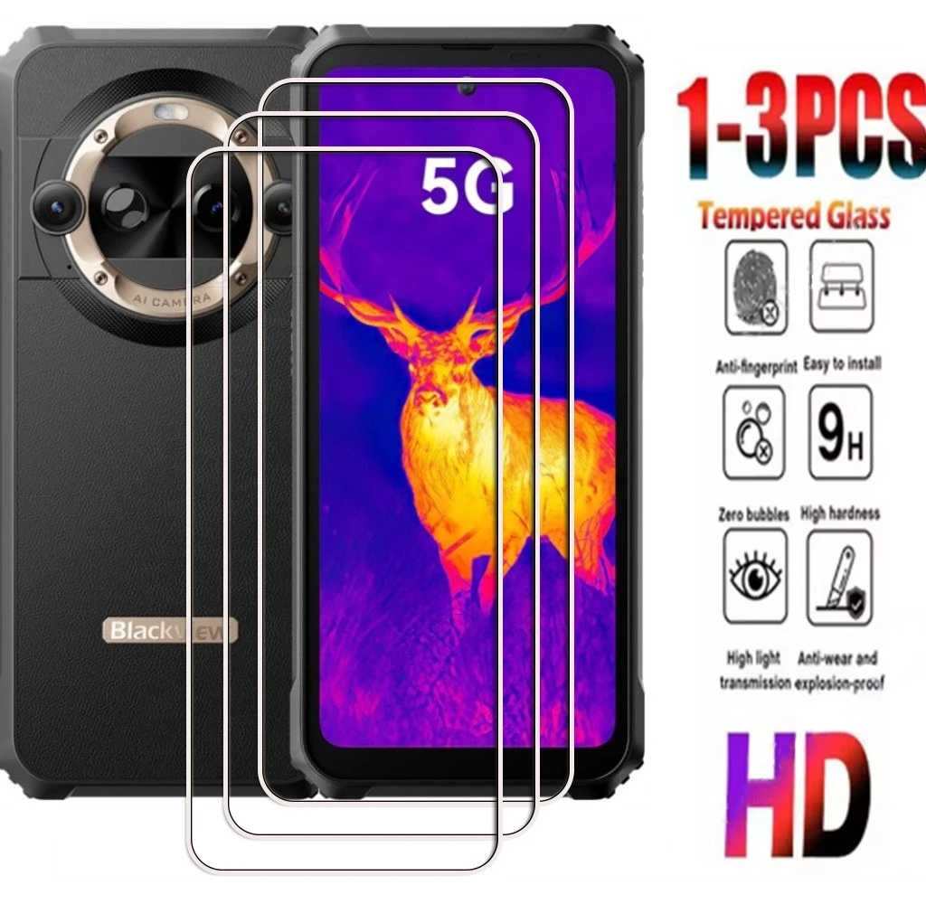 1-3PCS 9H Tempered Glass For BlackviewBL8000 BlackviewBL9000 6.78" Blackview BL9000 Pro BL8000 Screen Protector Film