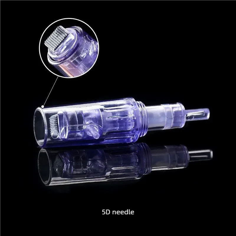 10PCS Microneedle Cartridges Screw Suits 2 in 1 Mini Water Mesotherapy Injector Nano 9/12/36/42/ Nano/ 3D/5D Auto Derma Pen