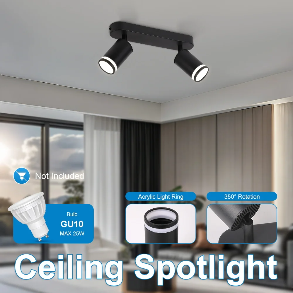 LED Spot Light GU10 110v 220v Ceiling Spotlight Replacement Bulb for Indoor Shop  Kitchen Living Room LED Decoration Lighting