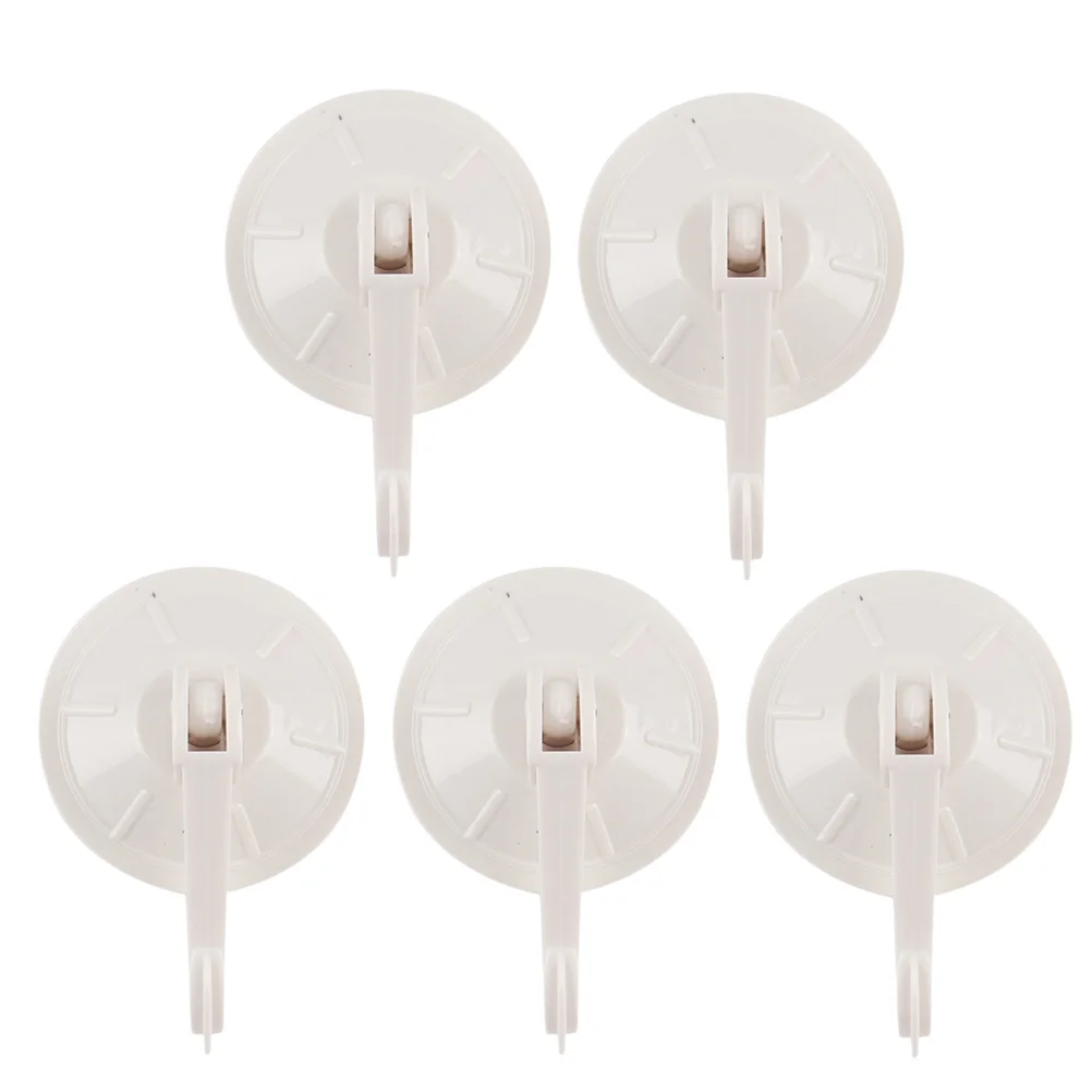 

5Pcs Heavy Duty Suction Cup Hooks Easy Install Remove No Damage Bathroom Kitchen Towel Robe Hanger Suction Cup Hooks