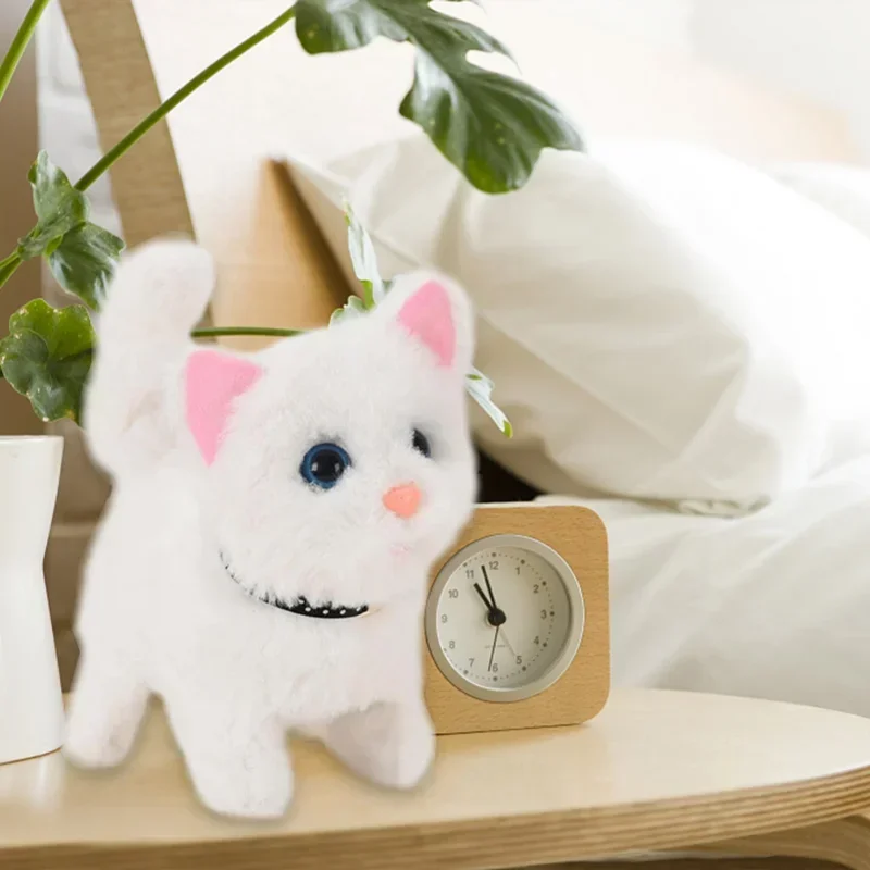 Cucciolo di peluche elettrico Cane elettronico Casa da gioco per bambini Giocattolo Giocattolo per animali domestici Mobile Abbaiare Bambola interattiva Regalo di compleanno per le vacanze