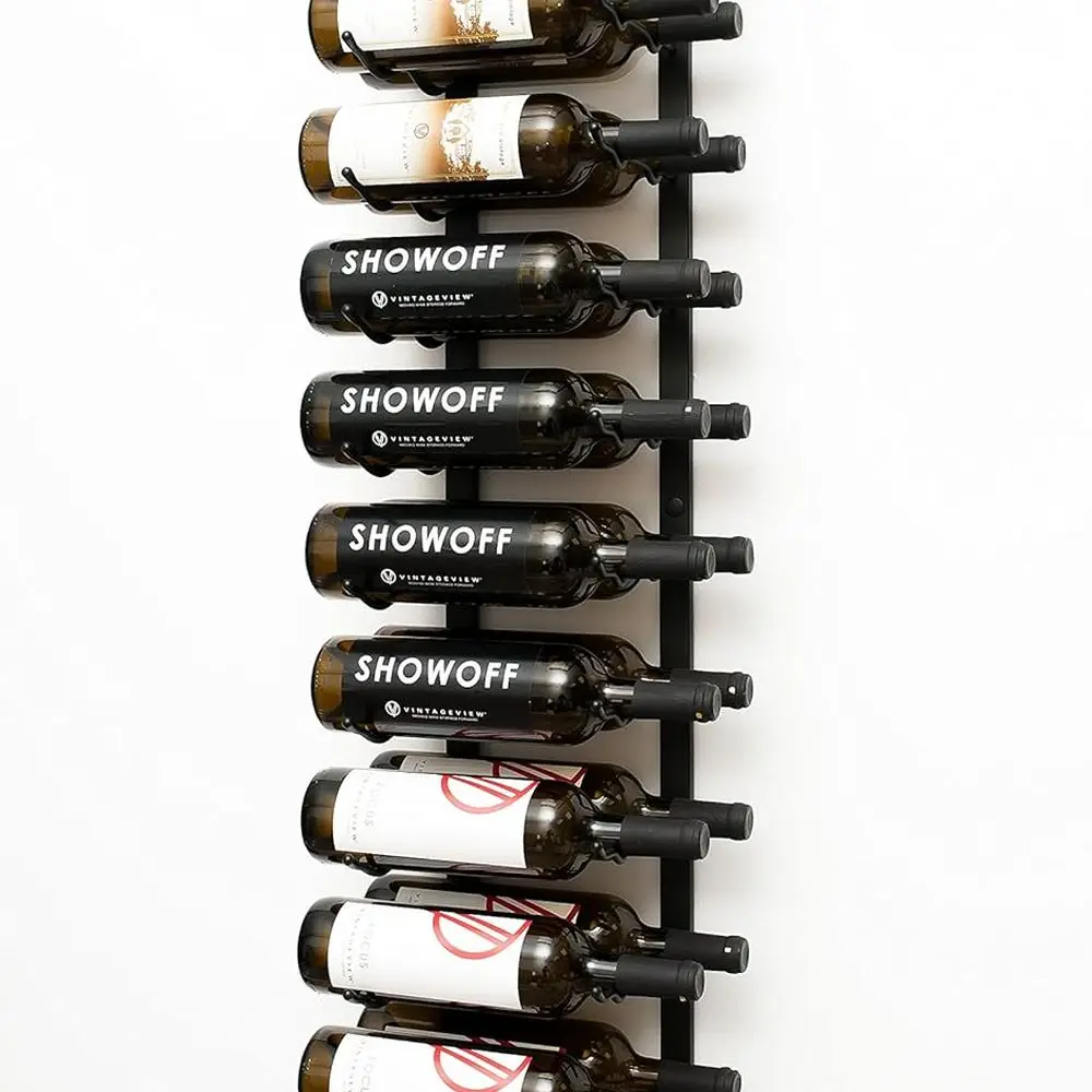 

Series Pro Rack 4 - Metal Wall Mounted Rack - Modern, Label Forward Storage - Space Saving Rack with 24 Bo