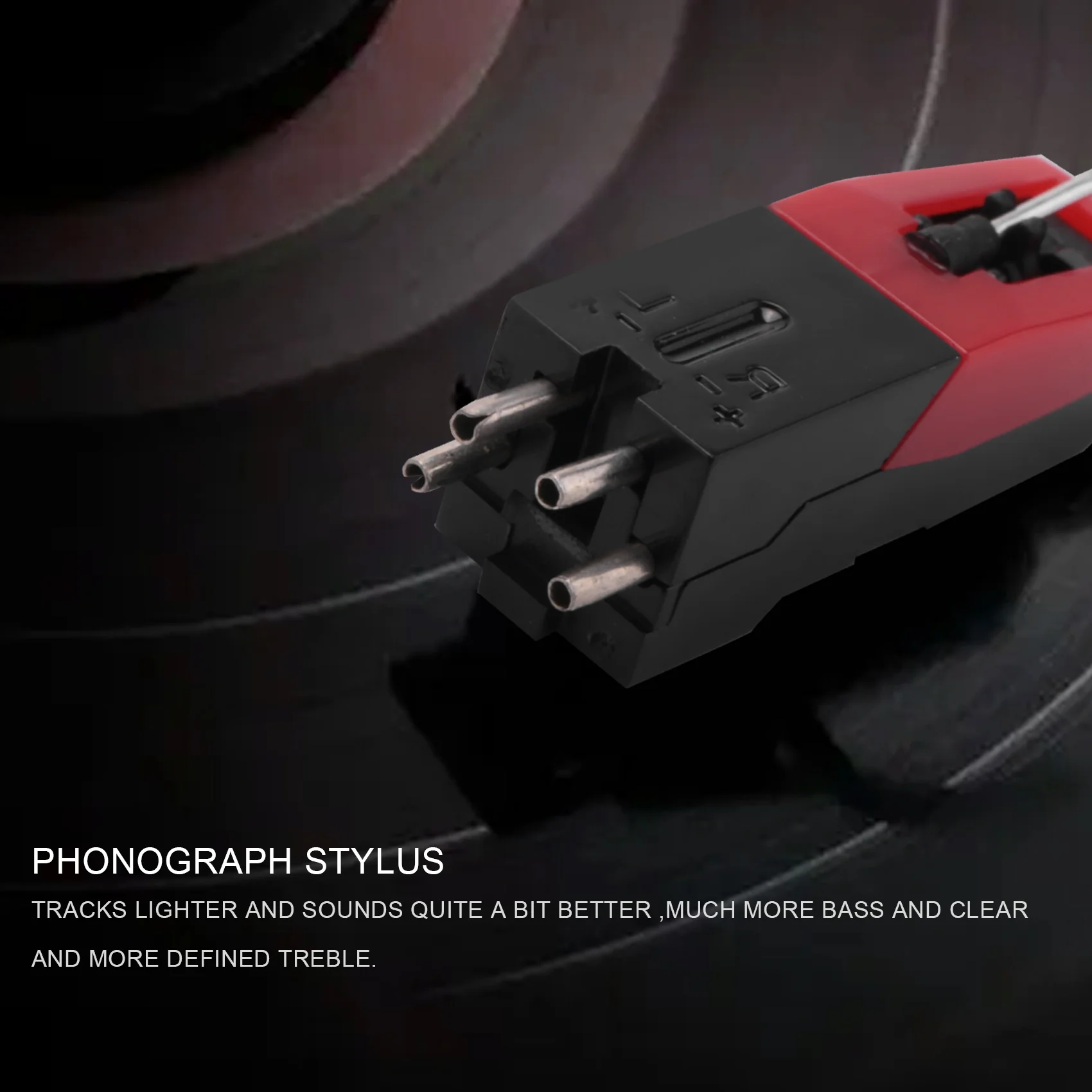 Керамический картридж и игла-стилус для граммофонной пластинки проигрывателя фонографа, ГОРЯЧИЙ