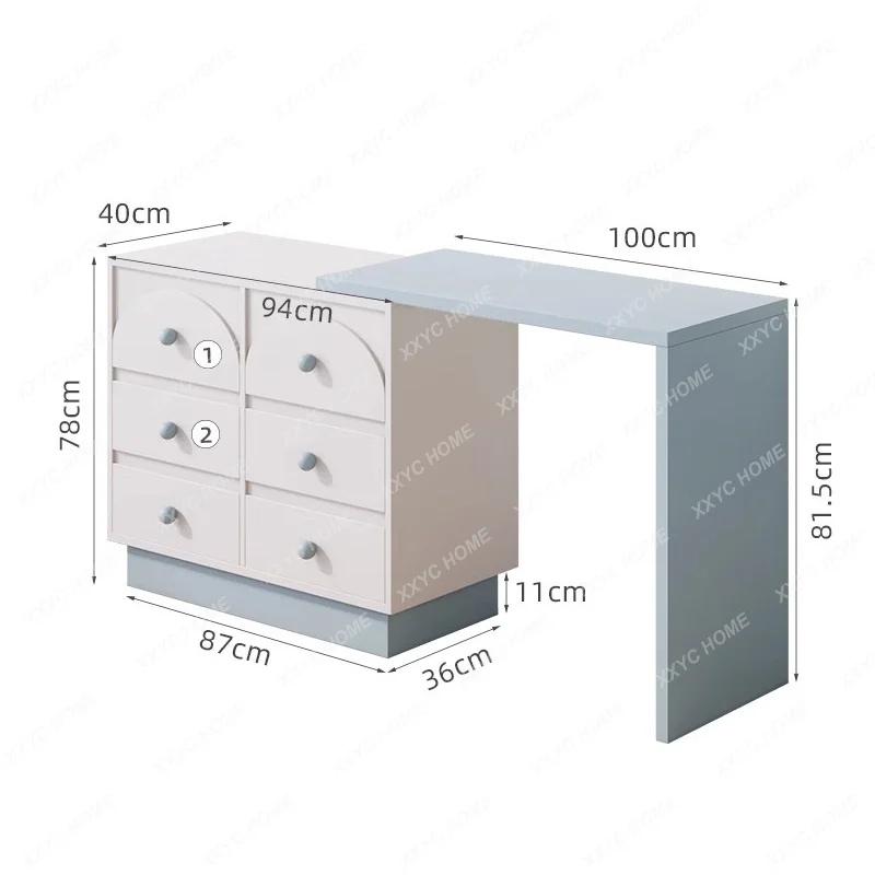 XX  Storage  Vanity Table Senior Classic Bedroom Makeup Dressing Table Simple Designe Furniture