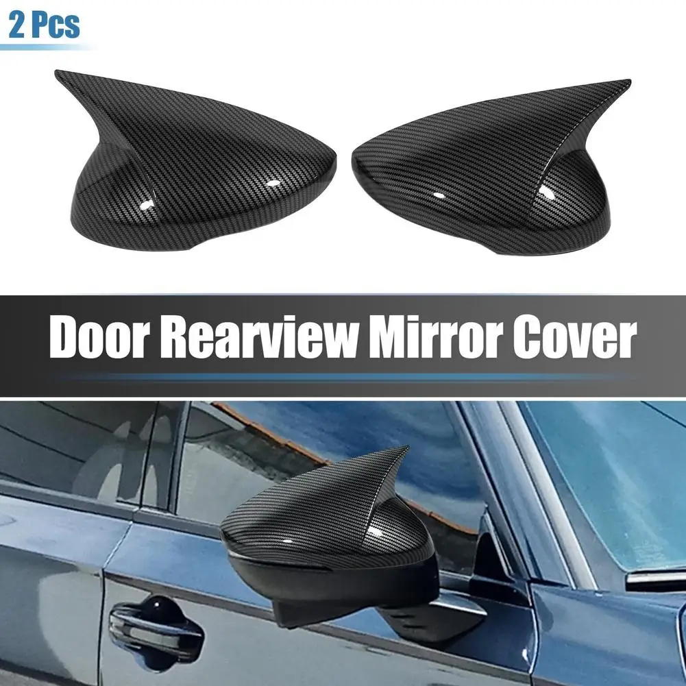 

1 Pair Car Door Rearview Mirror Cover Anti-scratch Back Trims Exterior Parts Compatible For 22 11th Generation