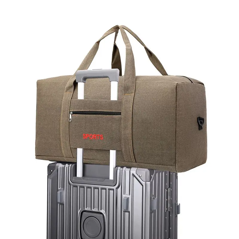 

Холщовая большая ручная сумка-сумка в стиле ретро для мужчин и путешествий, уличная сумка для хранения Cam, модная дорожная сумка