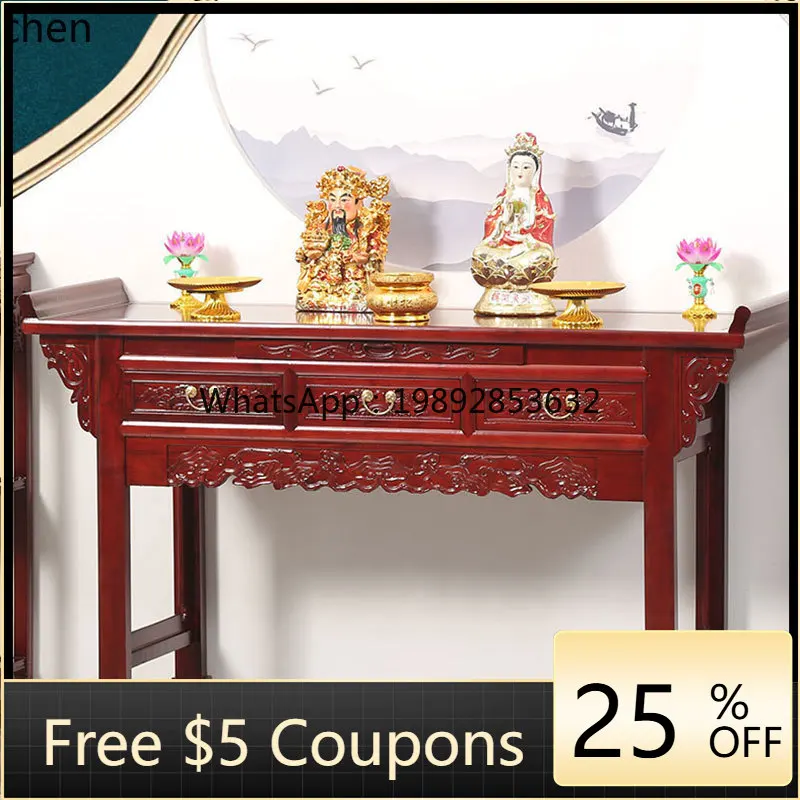 

Altar Incense Offering Home Buddha Altar God of Wealth Table Room Worship God of Wealth Table
