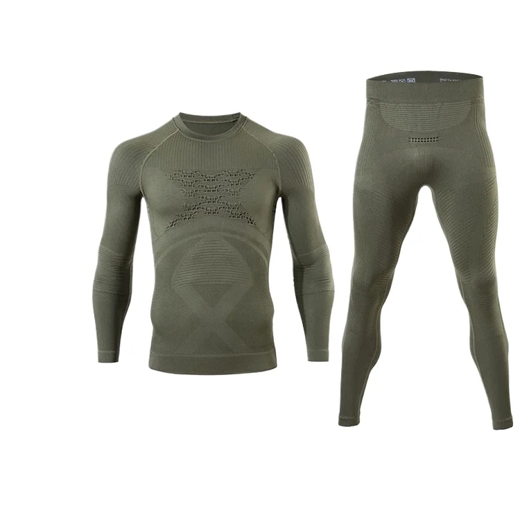 Vêtements de Ski professionnels à séchage rapide pour hommes et femmes, sous-vêtements de Ski avec fonctions de transpiration et antibactériennes à Compression