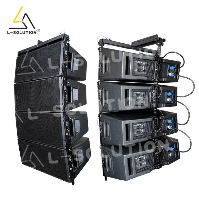 Altavoces HDL20 4 Uds Active Hdl30 9006A Altavoces profesionales Enceintes Line Array Active Dual 10 pulgadas Line Array altavoces