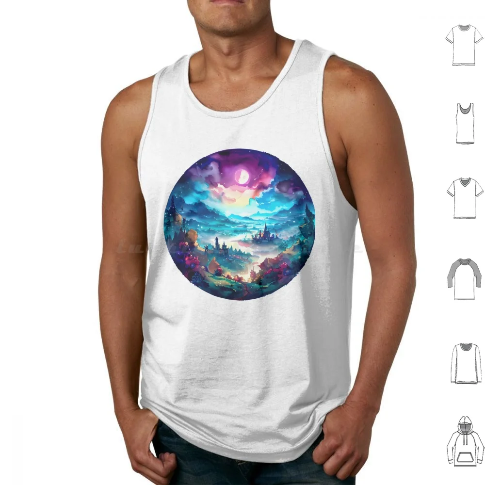 Night Tank Tops Print Cotton Link Tears Of The Kingdom Tears Kingdom Breath Wild Hyrule 2023 Video Game Loz Totk