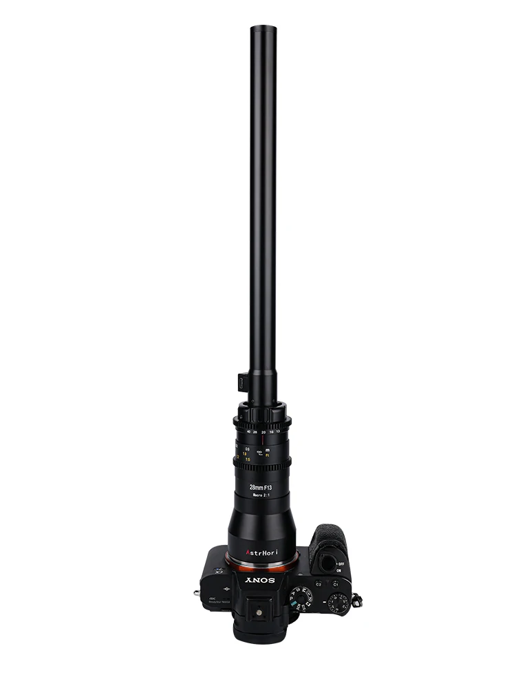 AstrHori 28มม.F13เลนส์ Macro 2x มาโคร Probe เต็มรูปแบบกันน้ำพิเศษเลนส์สำหรับ Canon Nizon Sony Built-In แหวนไฟ