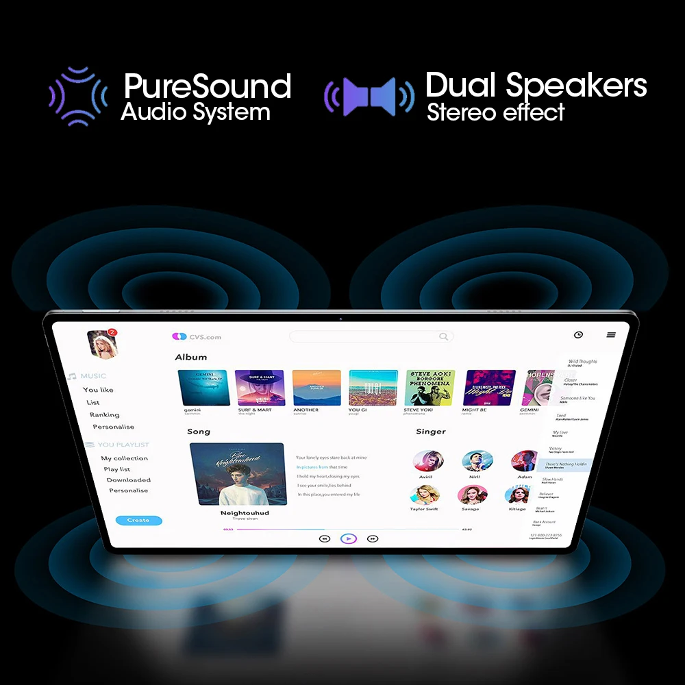 14 Polegada android 13 mini computador ultra fino tablet com 8gb ram e 512gb de armazenamento com cartão sim 4g lte rede 10000mah bateria