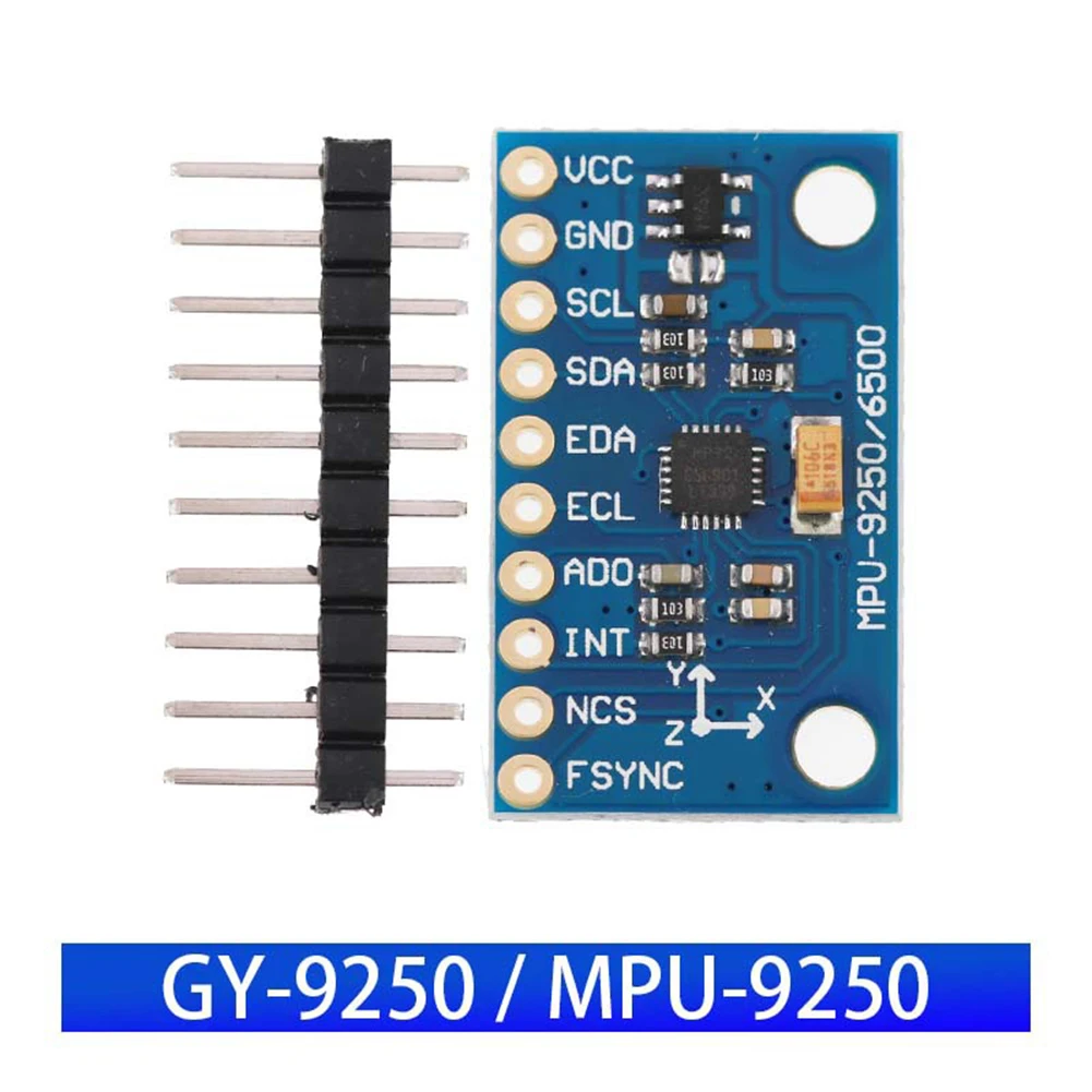 GY-9250 MPU9250 9-محور/9-محور وحدة حسية للموقف IIC/SPI الدوران + مسرع + جهاز استشعار مقياس المغنطيسية 3-5 فولت الطاقة