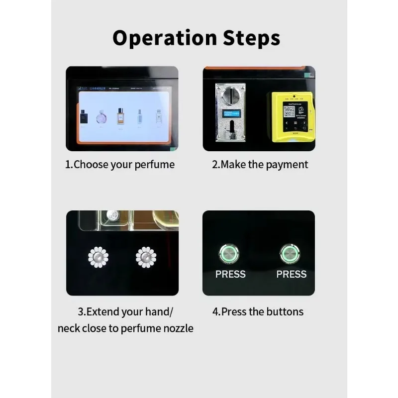 

Self Serving Perfume Tester Vending Machine Sample Spray Intelligent Small Kiosk for Beauty Store Airport Mall Hot Sale