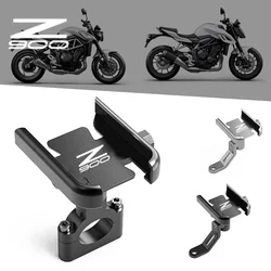 For Kawasaki Z900 Z900 2017 2018 2019 2020 2021 2022 Motorcycle Mobile Phone Holder GPS Navigator Mirror Handlebar Bracket