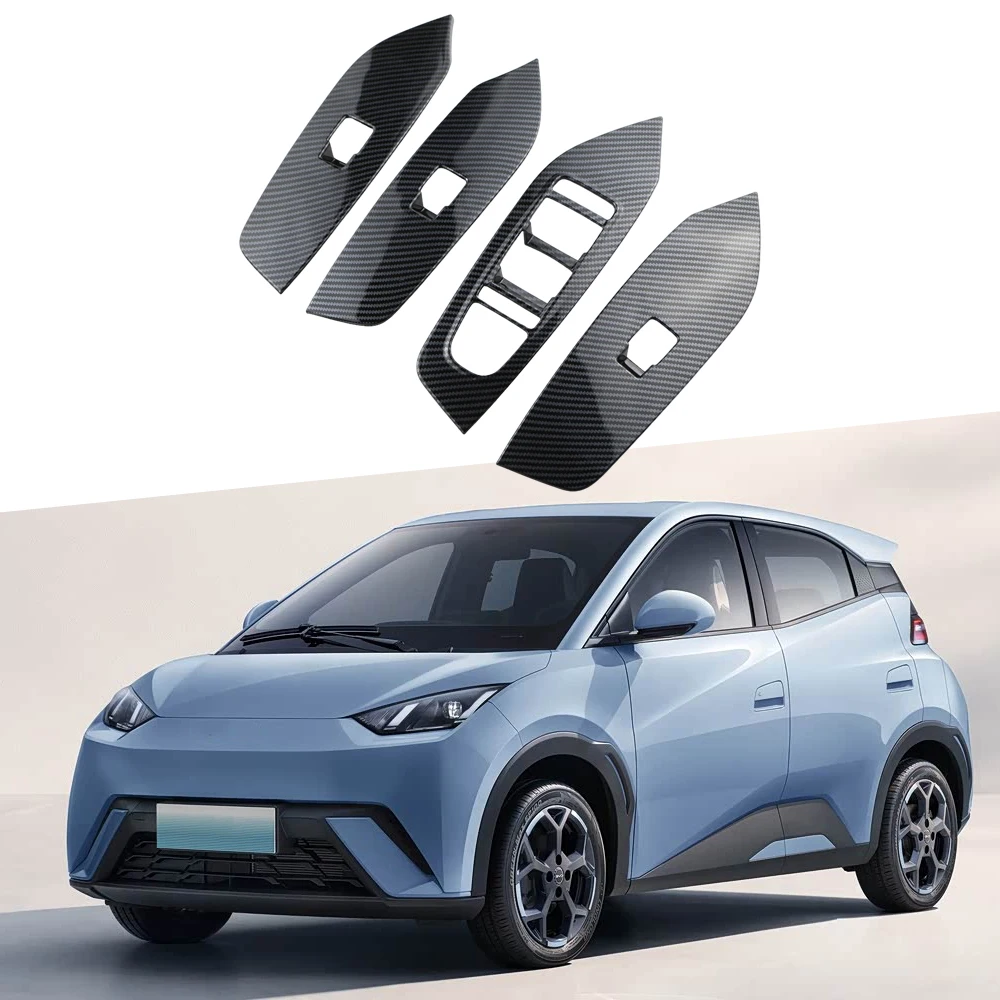 

Car Door Inner Armrest Panel Cover Trim for BYD Dolphin Mini Seagull Dolphin Surf 2024 2025 LHD Decorative Sticker Accessories