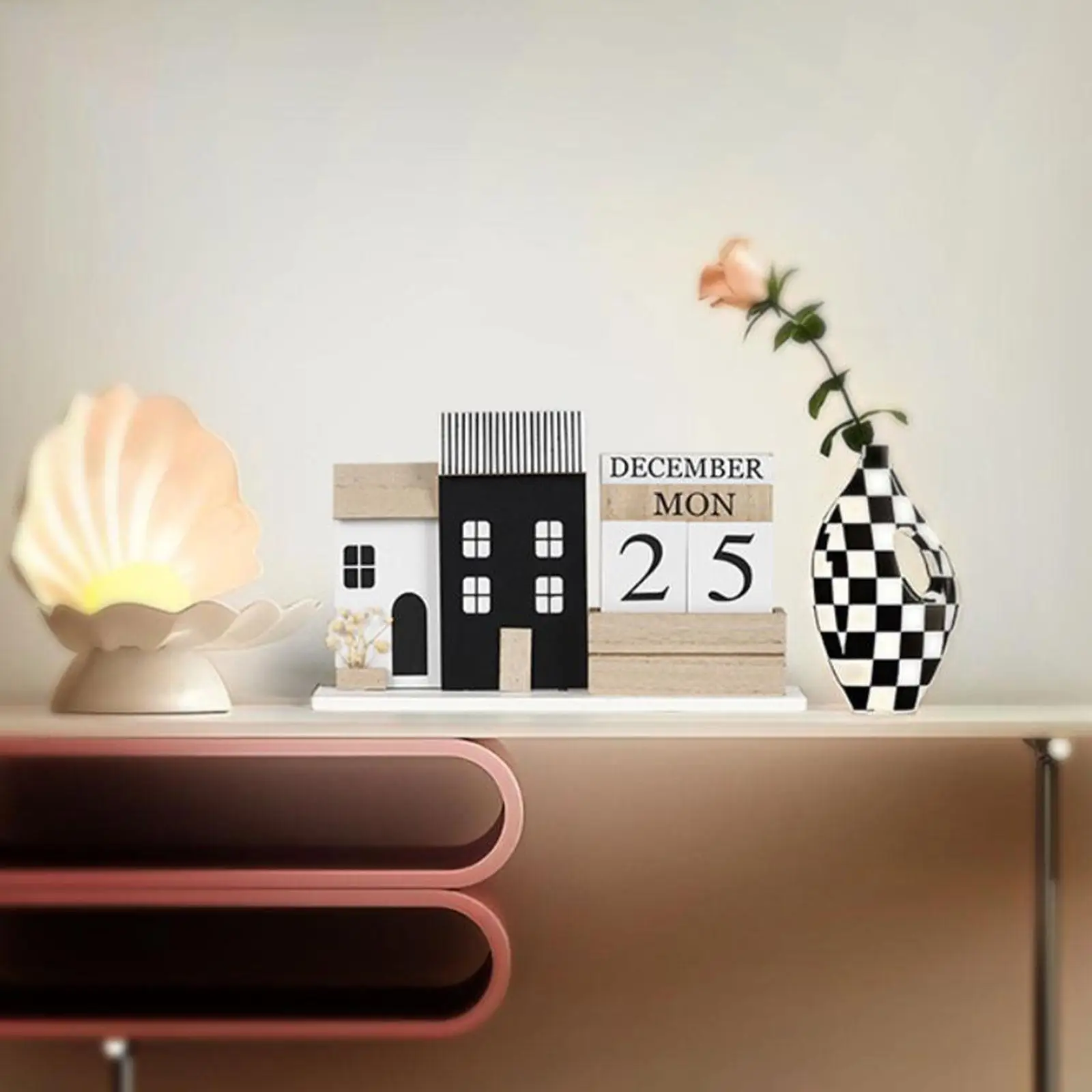 Perpetual Calendar Wooden Perpetual Calendar for Office Festival