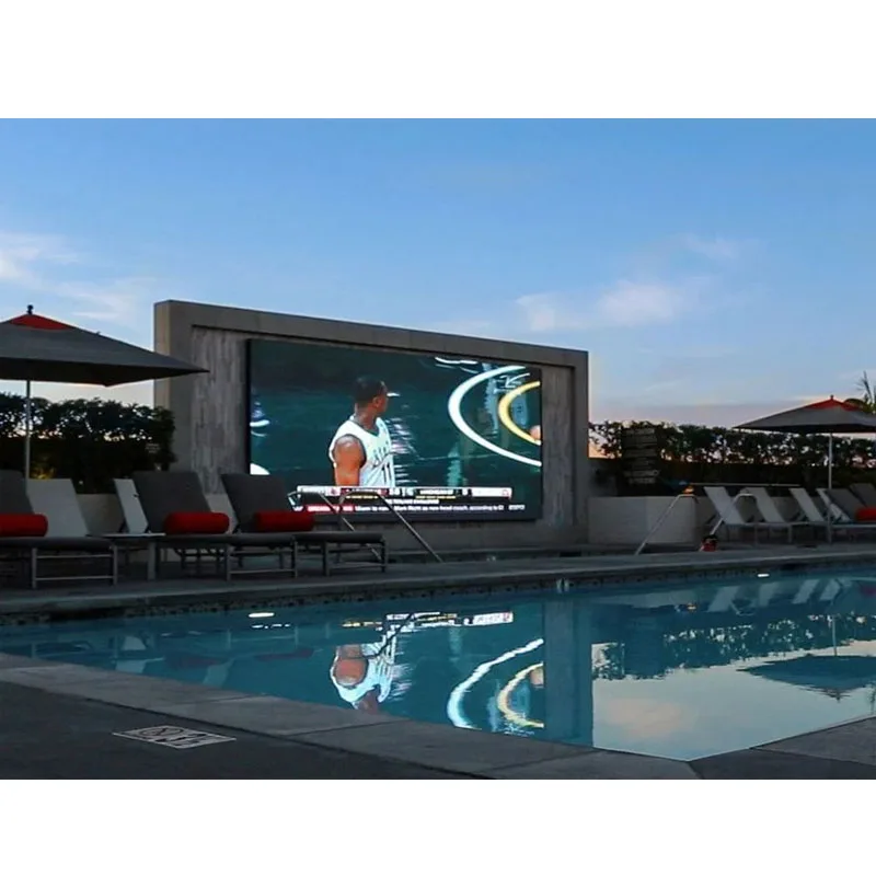 Outdoor Turnkey Waterproof LED Display 4m X 3m P3.91 Video Wall for DJ Wedding Background Elevator Wayfinding Education IP65