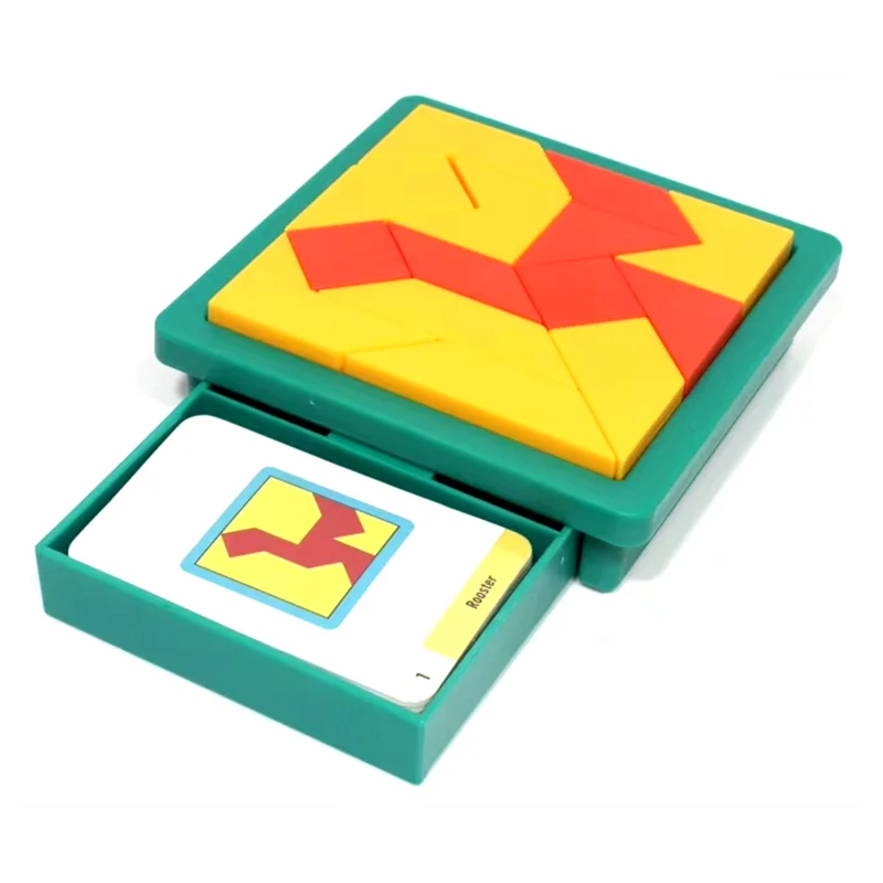 New Creative Tangram Puzzle Brain Teaser Kids Educational Game Toys for Children