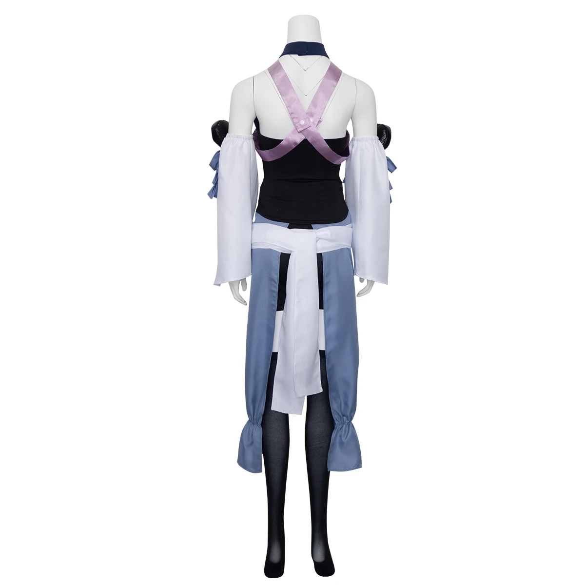 IN STOCK Kingdom Hearts Birth by Sleep Keyblade Wielder Aqua Cosplay Costume Game Fantasy Outfit E001