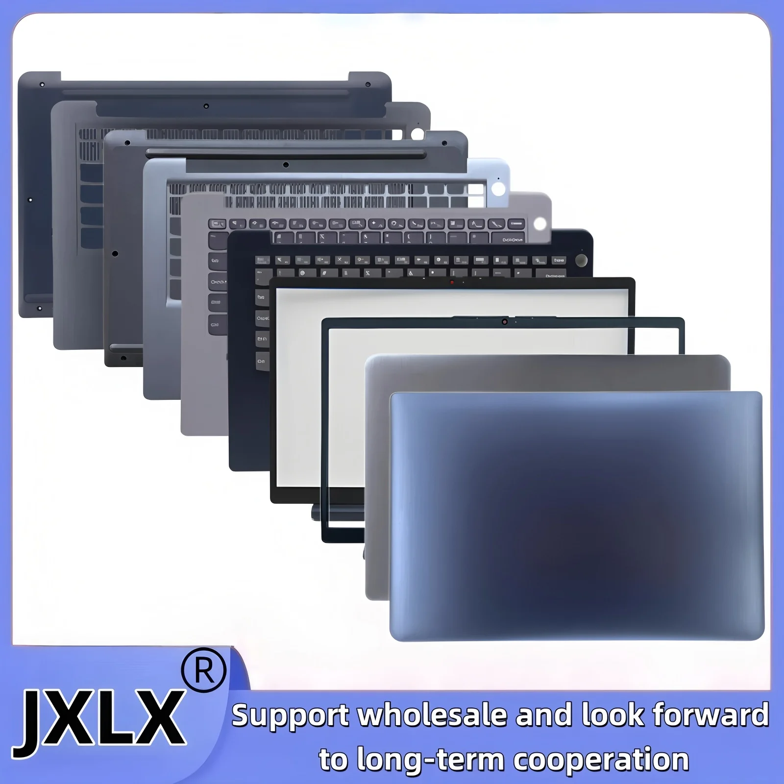 

JXLX®New for Lenovo IdeaPad 14S 2021 3-14ITL6 14ALC6 14ADA6 Laptop LCD Back Cover Top Case/LCD Bezel/Palmrest Cover/Bottom Cover