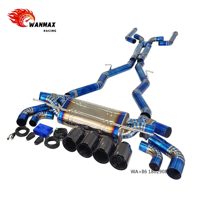 

Выхлопная система Valvetronic из титанового сплава с глушителем Catback для BMW M5 F90 4.4T 2018-2021 годов