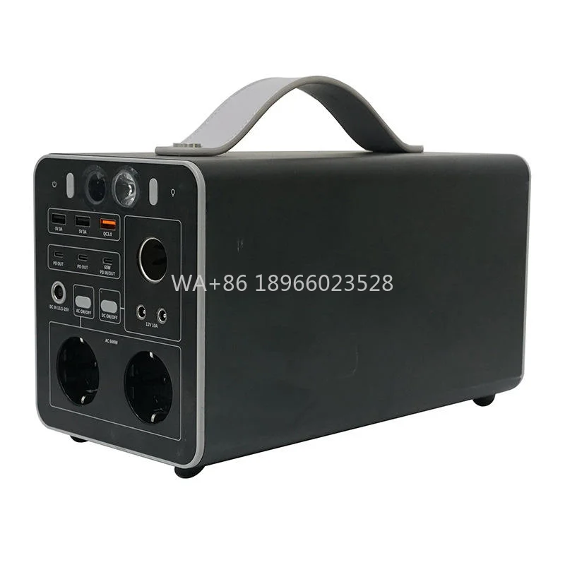 Открытый кемпинг с самостоятельным вождением автомобиля аварийный источник питания высокой мощности 600 Вт портативный ящик для хранения солнечной энергии контроллер MPPT для