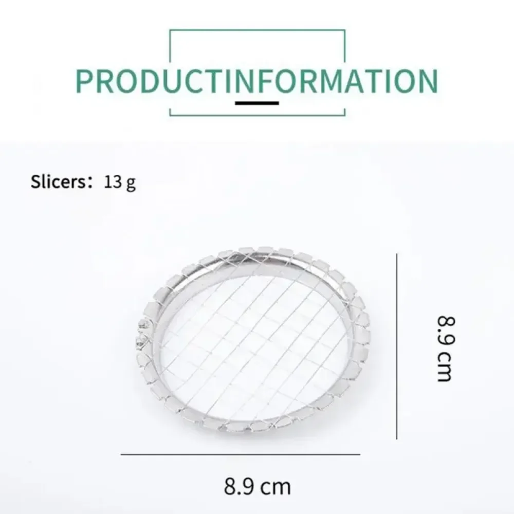 1 Stück Würfel Rundgitterschneider Slicer für Ei, Pilze, Gemüse, Küchenschnittgerät Werkzeuge Zerkleinerer