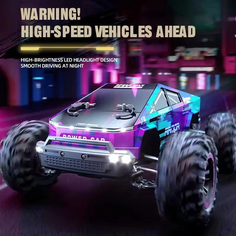 2.4G 80KM/H Brushless RC Racing Car 4WD Off-road 2.4G Remote Control Vehicle Brushed/Brushless Climbing Crawler Car with  Lights
