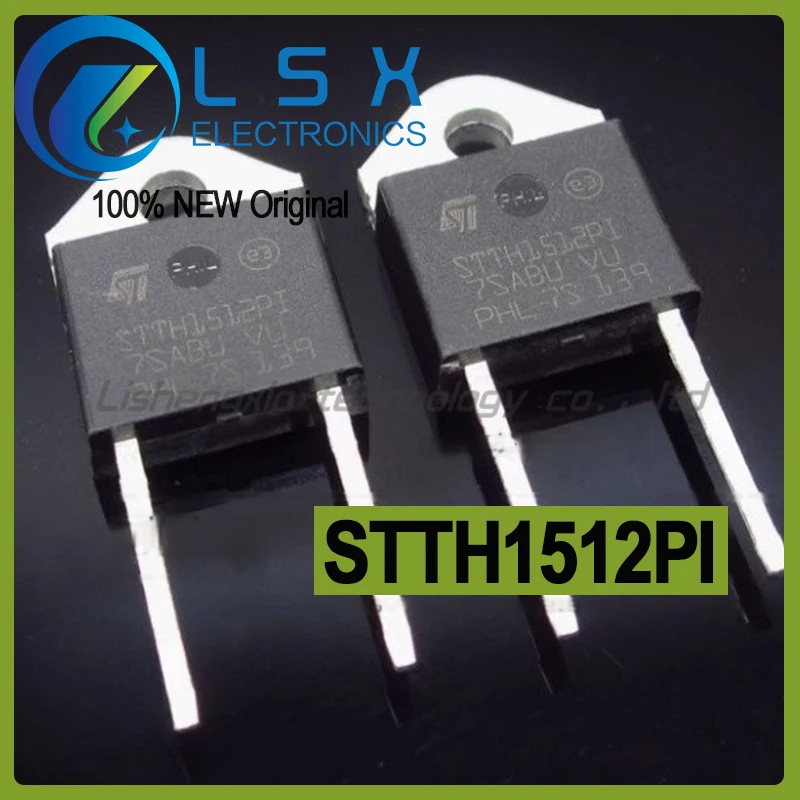 

10pcs STTH1512PI 15A 1200V DOP3I New and Original