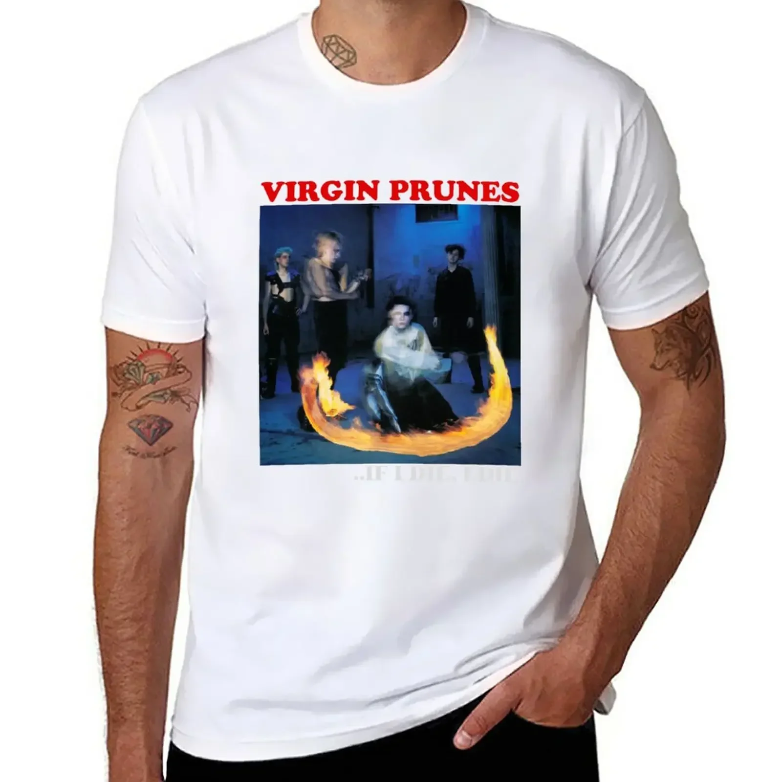 Virgin Prunes, If I Die I Die T-Shirt shirts graphic tees summer clothes Aesthetic clothing men t shirts