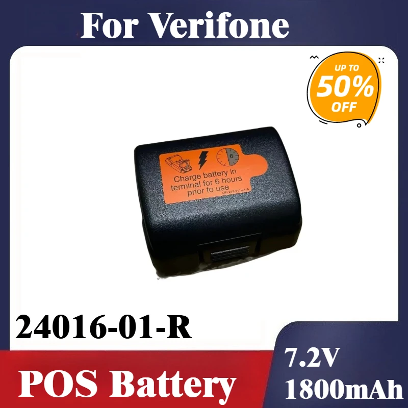 

New High Quality Replacement POS Battery 24016-01-R 7.2V 1800mAh for Verifone VX680 VX520 VX670 Wireless Terminal ATM Machi