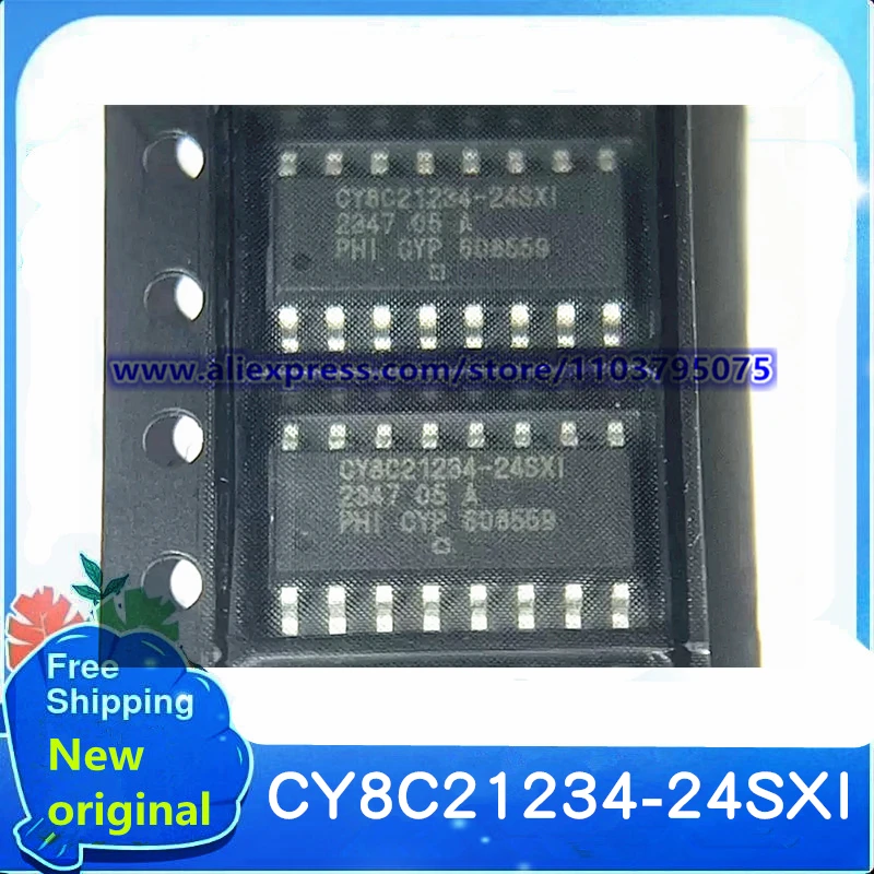 10pcs~100pcs/lot 100% New original CY8C21234-24SXI CY8C21234-24SX1 SOP16