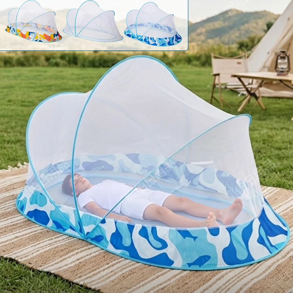 

1pc New Outdoor Camping Mosquito Nets, Foldable Portable Pop Up Mosquito Net, Installation Free Mosquito Nets Bed Tent 모기장 특대형