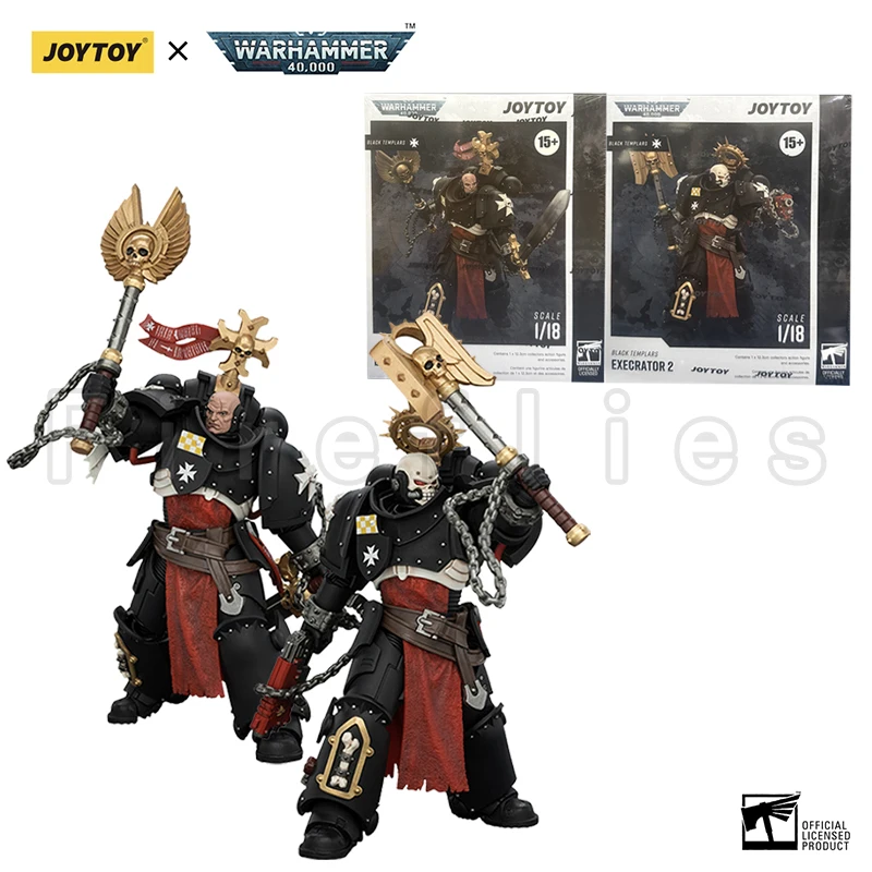 1/18 JOYTOY Action Figure 40K Black Templar Figuur En Mechas Anime Model Speelgoed