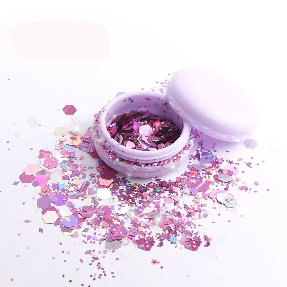 Langdurige Starlight Oogschaduw Multi-Functionele Waterdichte Laser Pailletten Flash Poeder Shimmer Sparkle Face Glitter