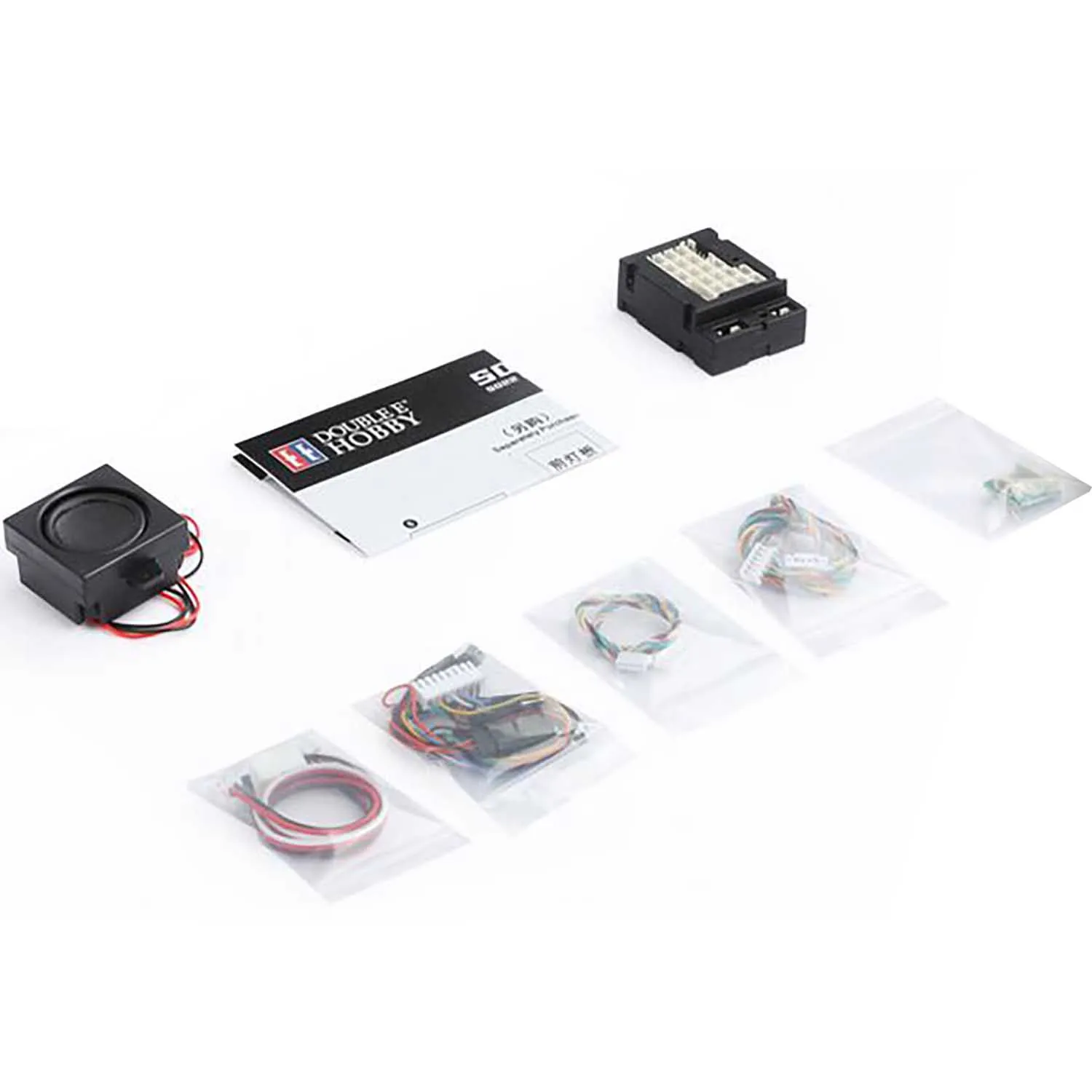 

Система звукового освещения DoubleE для самосвала 1/14 E015 E115, радиоуправляемый погрузчик, шарнирный грузовик E113, трактор E117, модель E017, обновленные детали